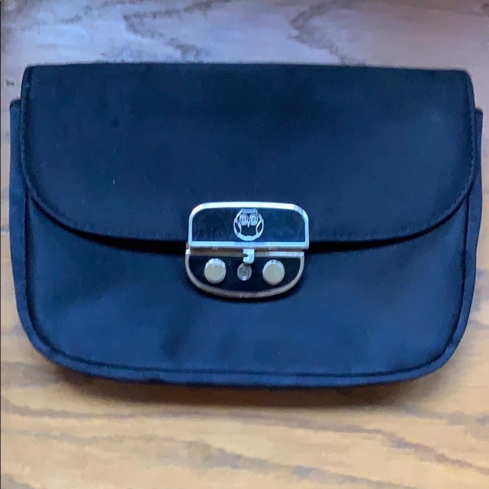 Jason Wu designer Black Satin clutch